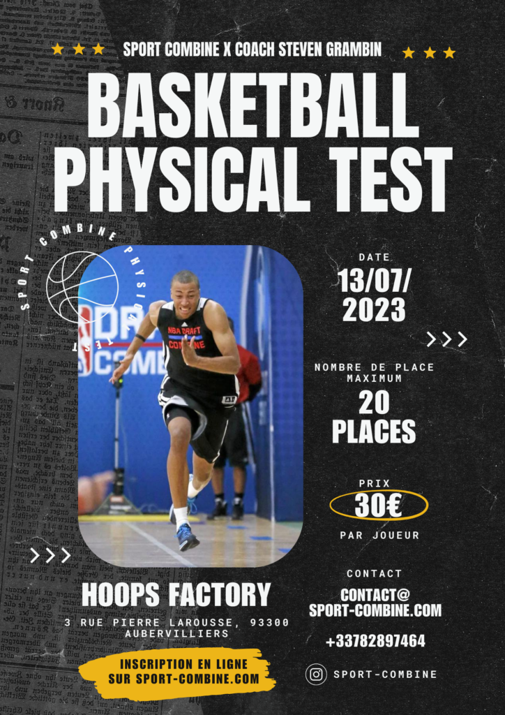 13th of July 2023 - Sport Combine Basketball Physical Testing Session